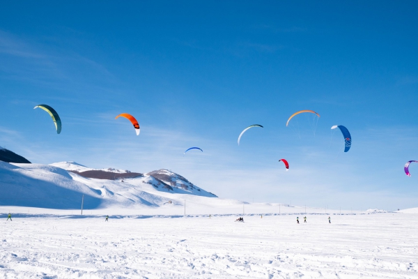 Wind and Snow - the Alto Sangro Ski Area will host the 8th edition of the Snowkite events, for the third time as World Cup